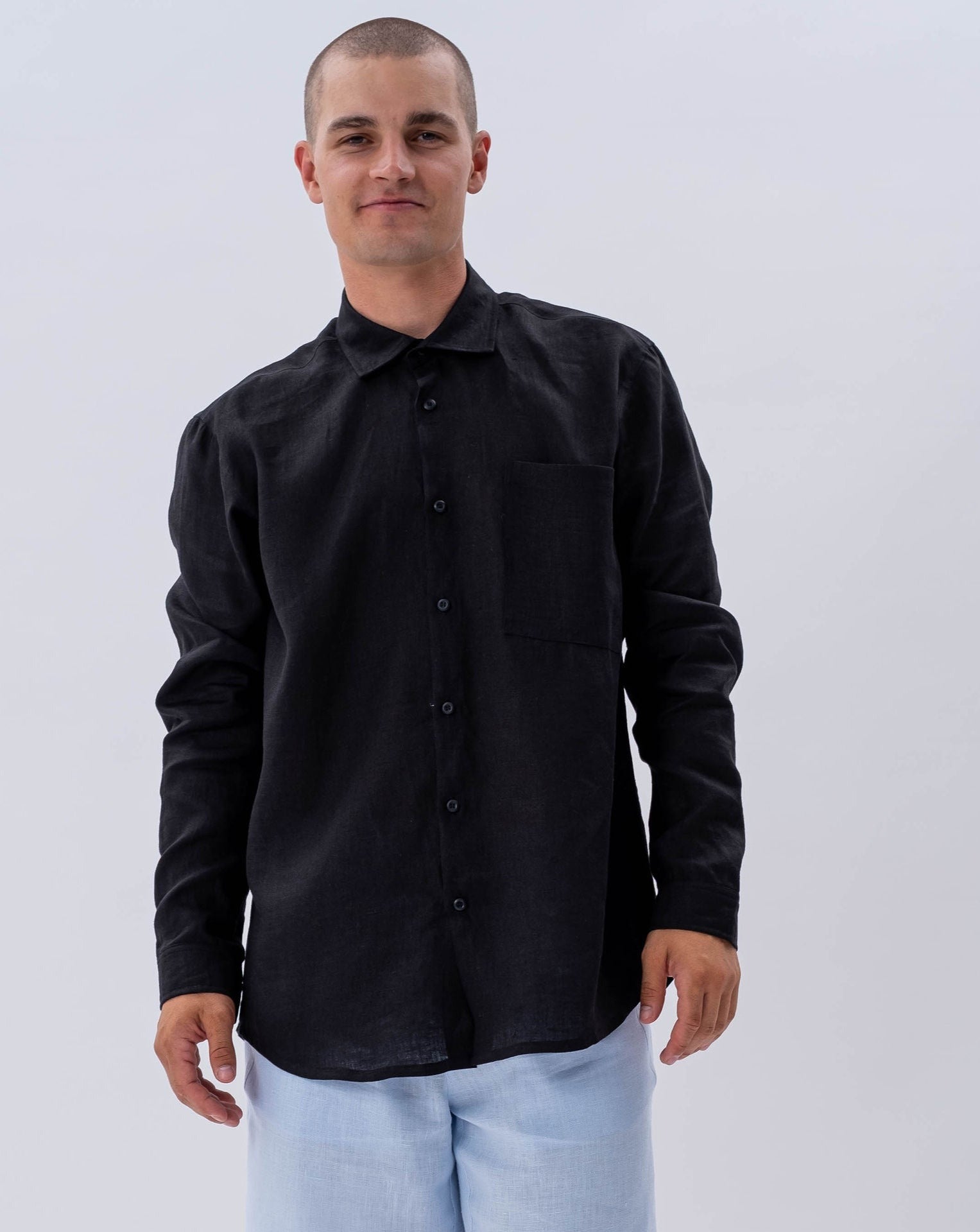 Men Classic Linen Shirt