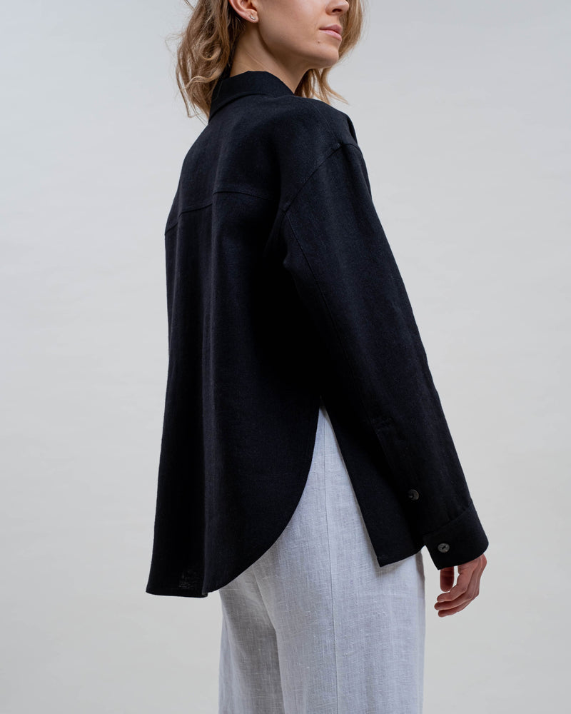 Linen Wool Jacket/Shirt Lauren
