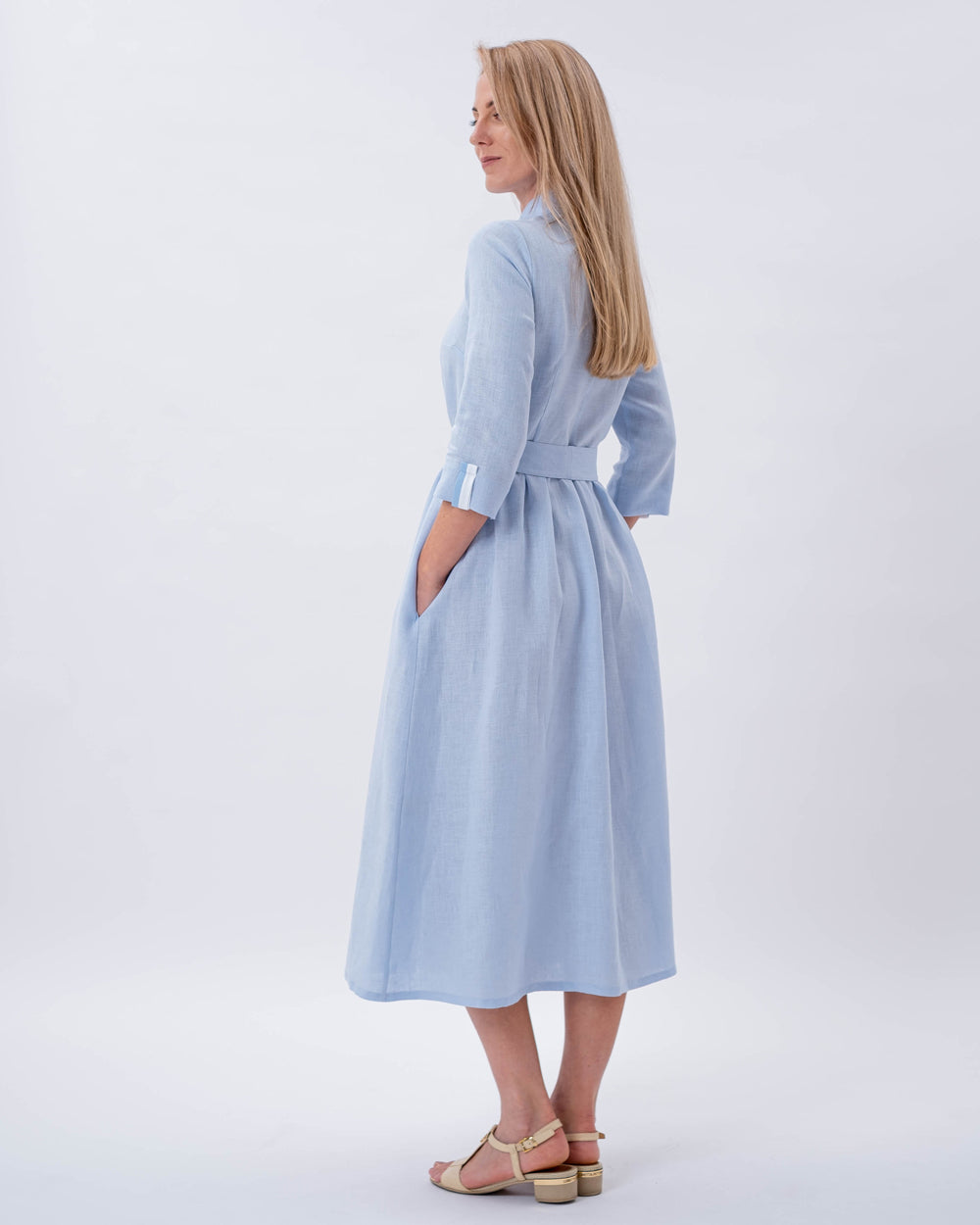 Linen Shirt Dress Nora