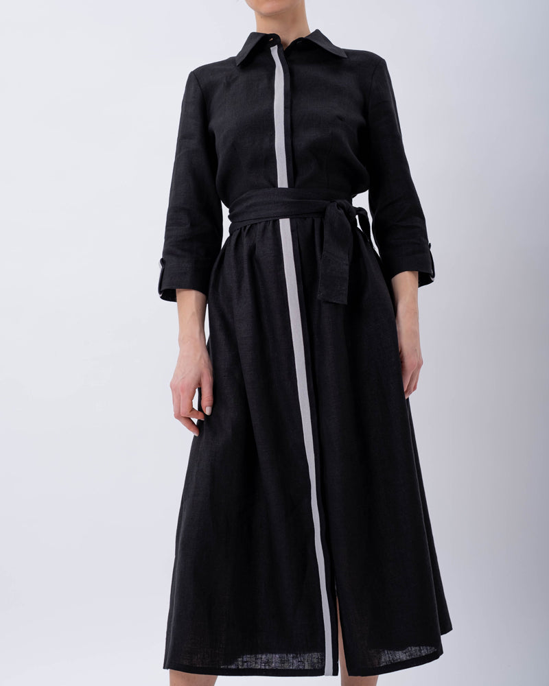 Linen Shirt Dress Nora