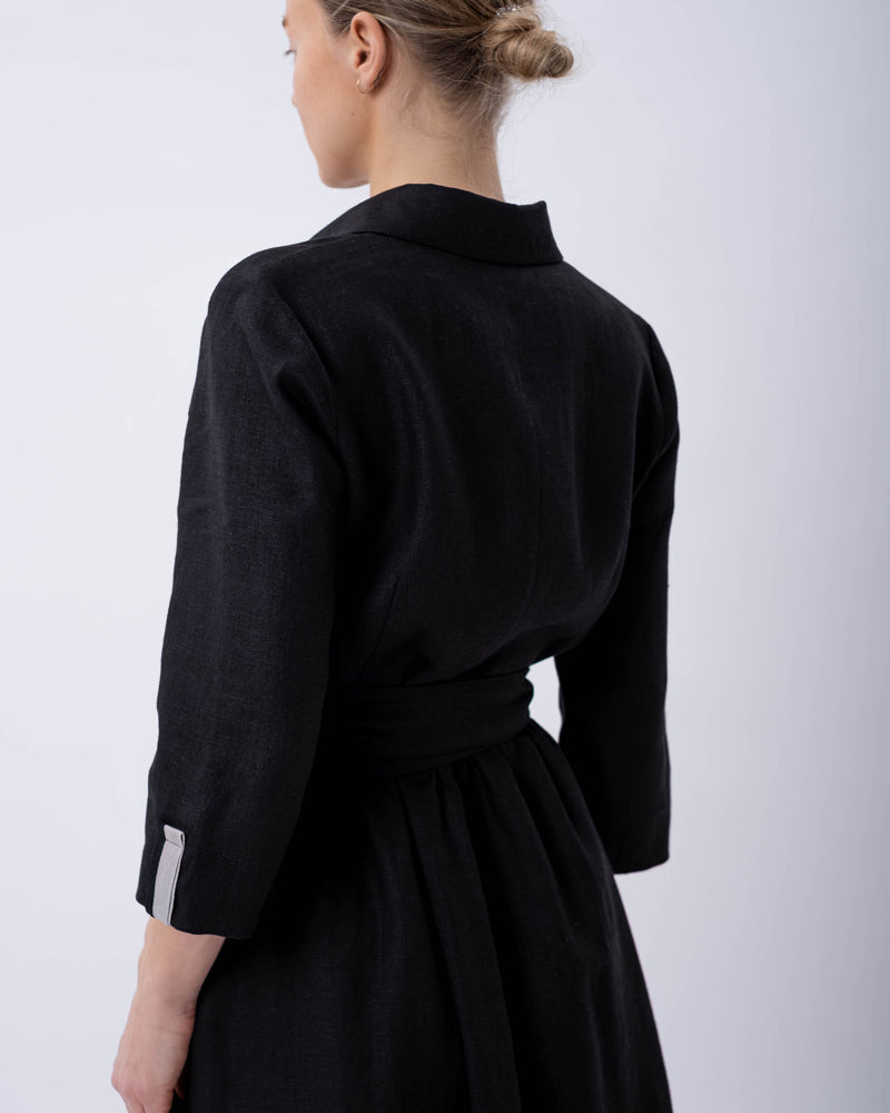 Linen Shirt Dress Nora
