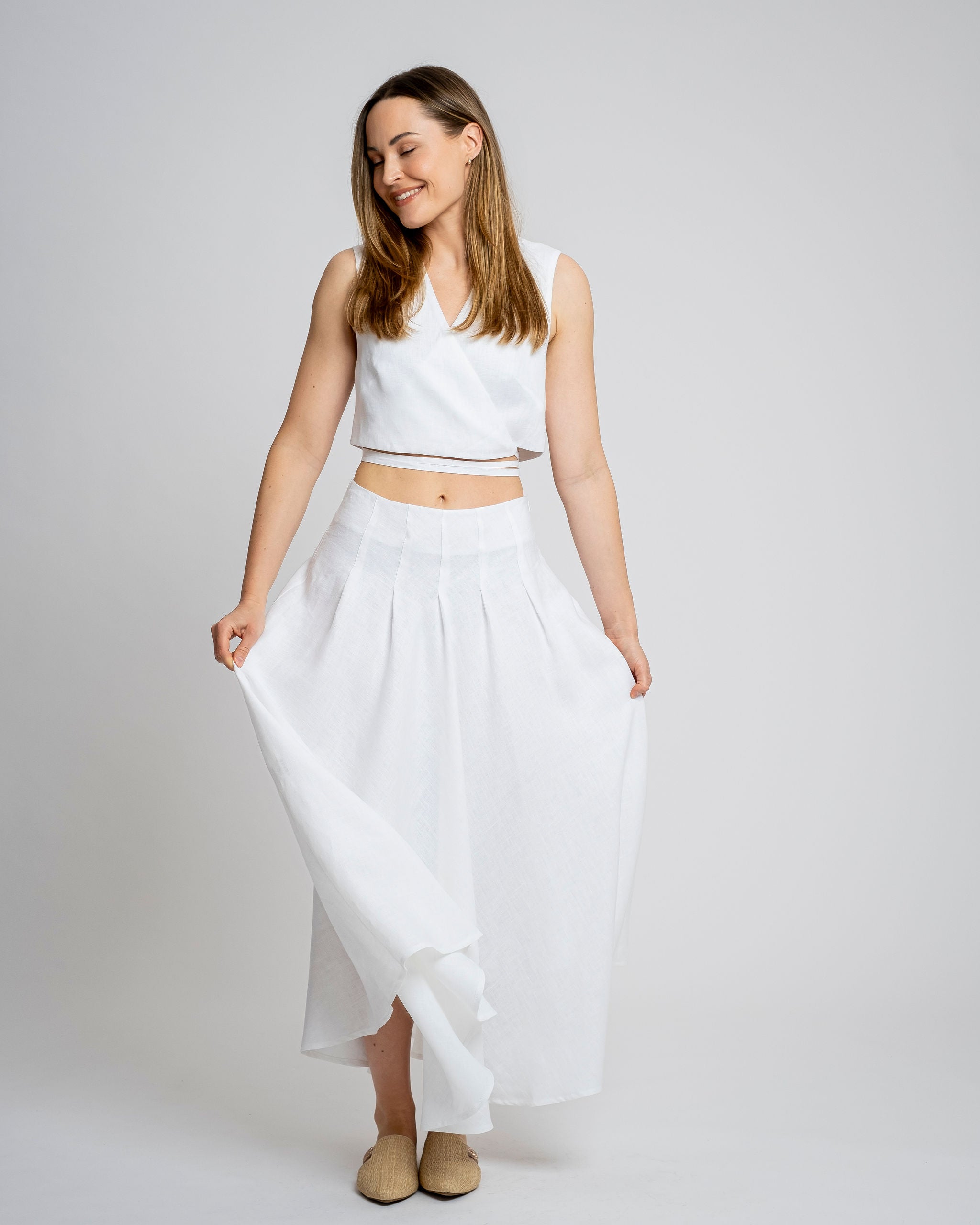 Linane Vest Top Rosa