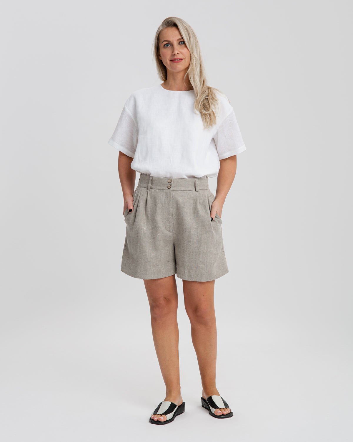 Linased lühikesed püksid Carrie