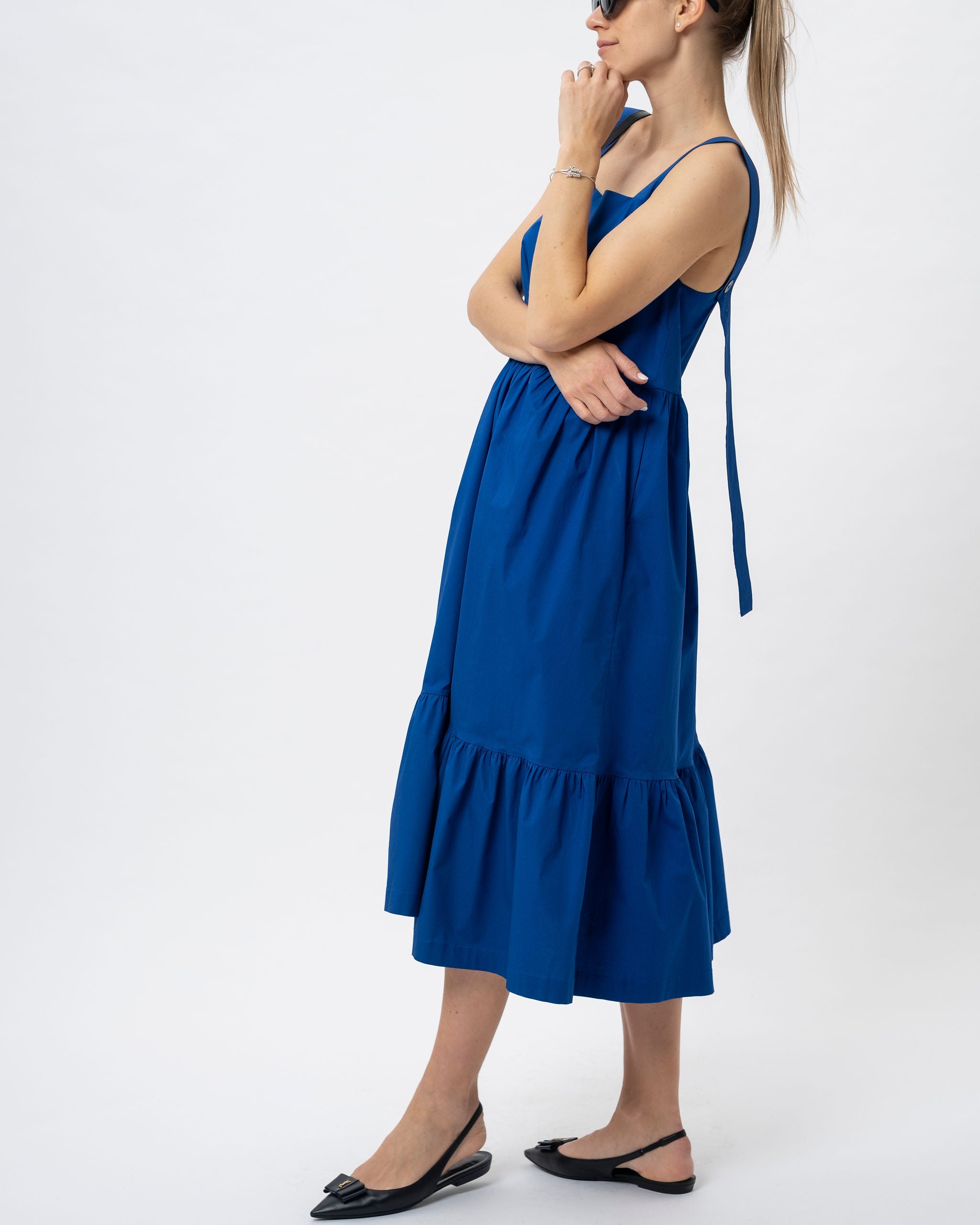 Kleit Helen Popliin