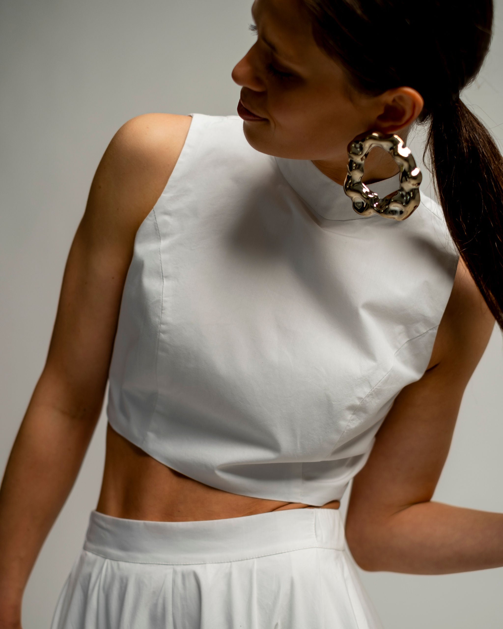 Tilda High Neck Top