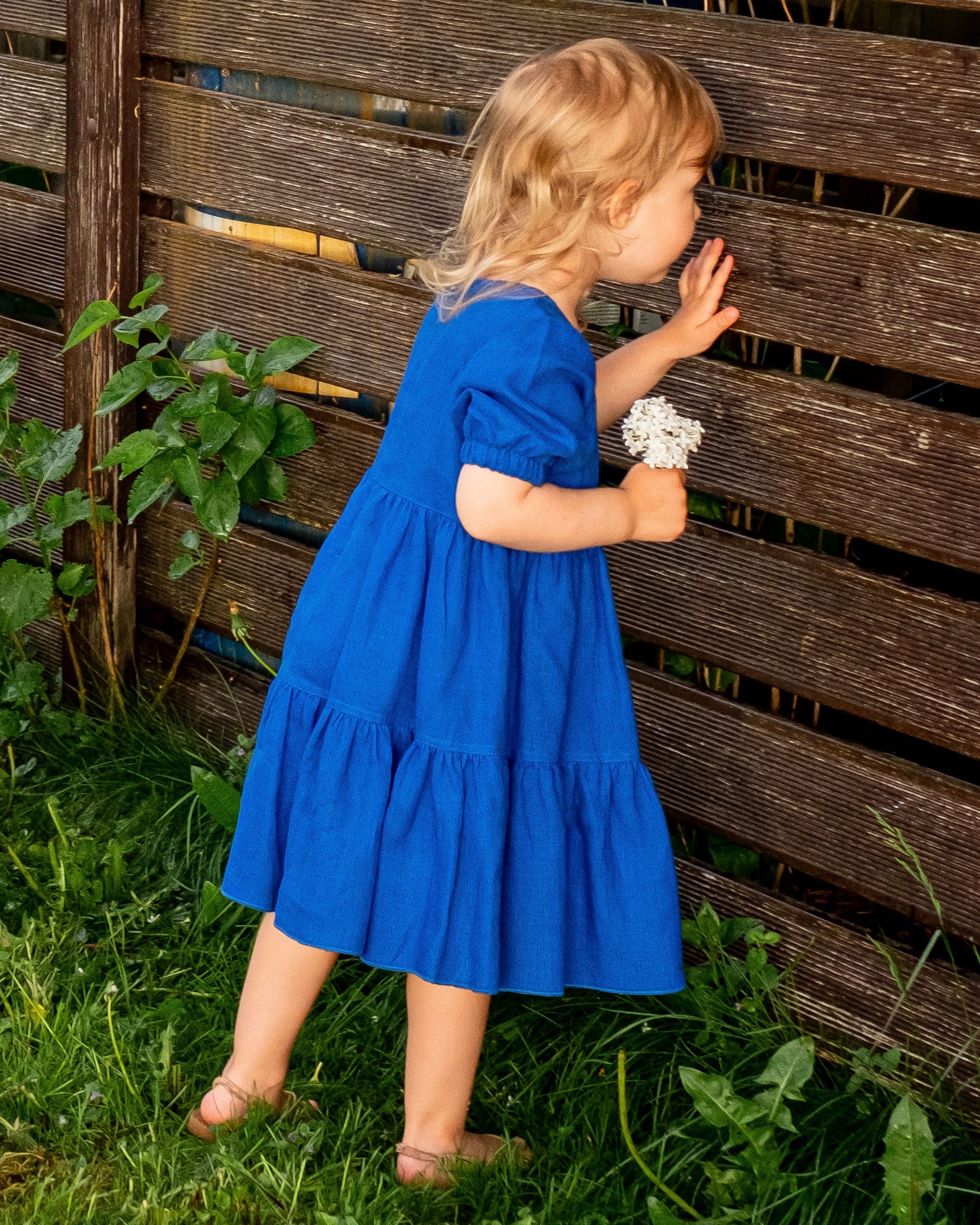 Natural Linen dress Maria for Girls Natural Linen dress Maria for Girls
