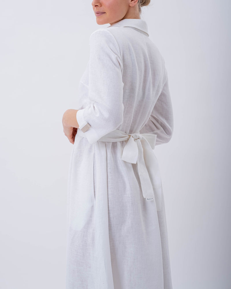 Linen Shirt Dress Nora