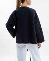 Quilted Linen Wool Jacket
