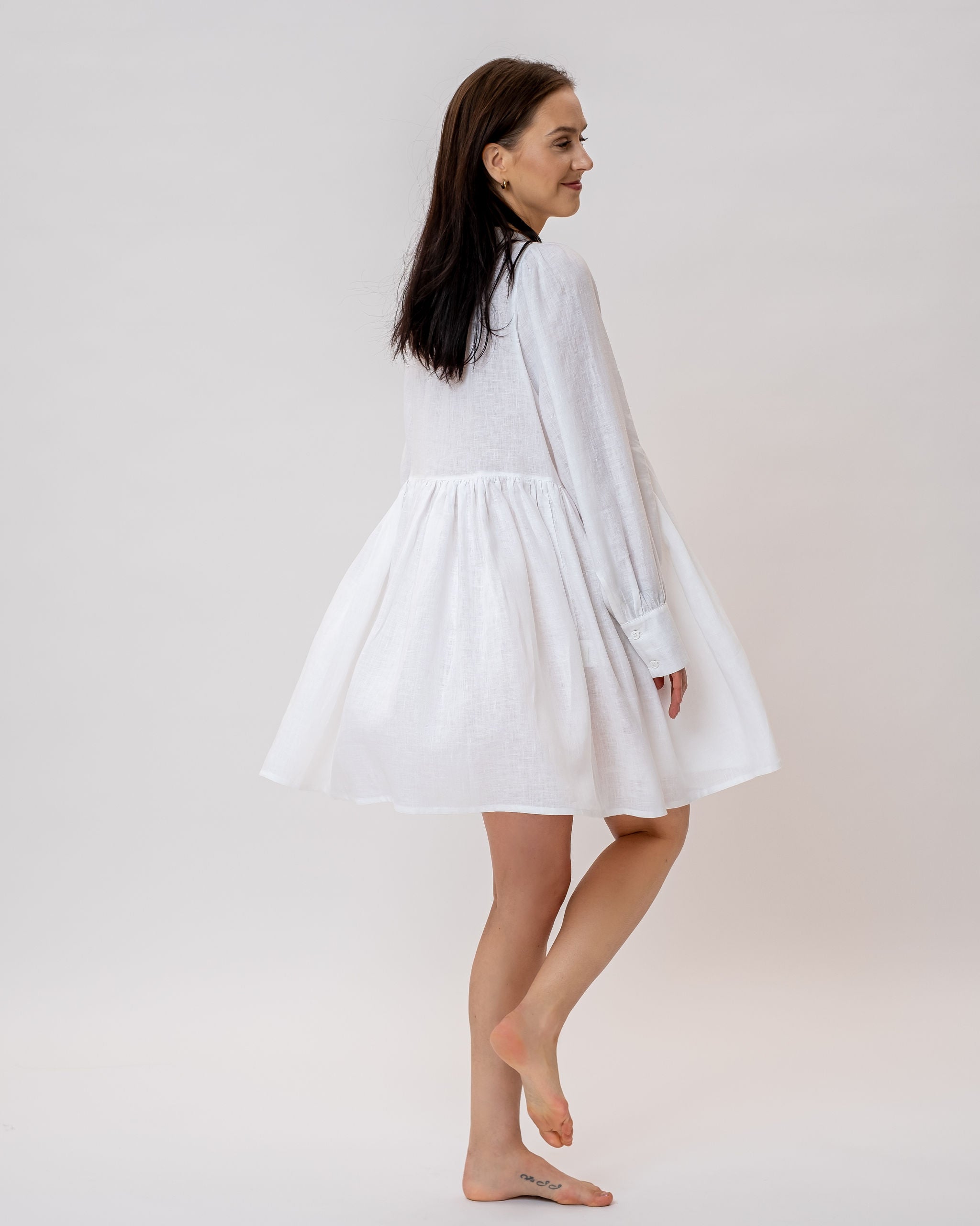Linen Dress Lenna - a short linen dress made for everyday use Linen Dress Lenna - a short linen dress made for everyday use