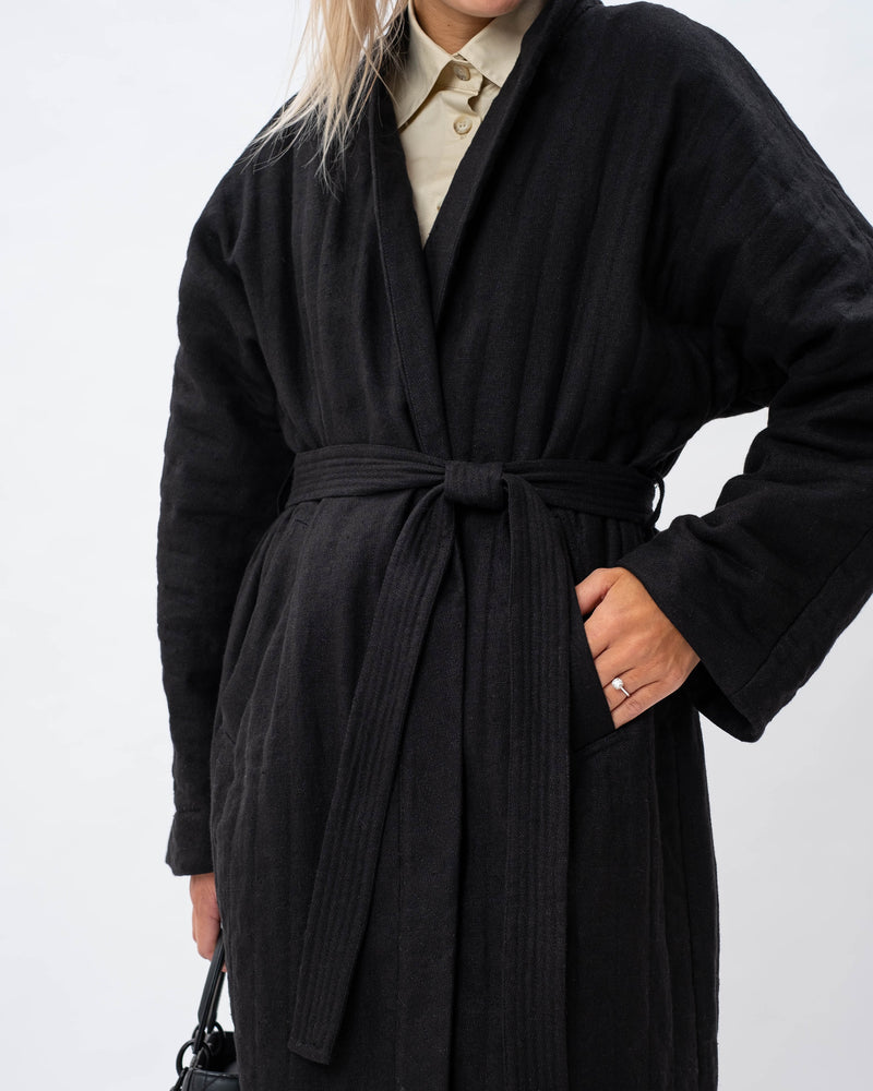 Quilted Kimono Coat