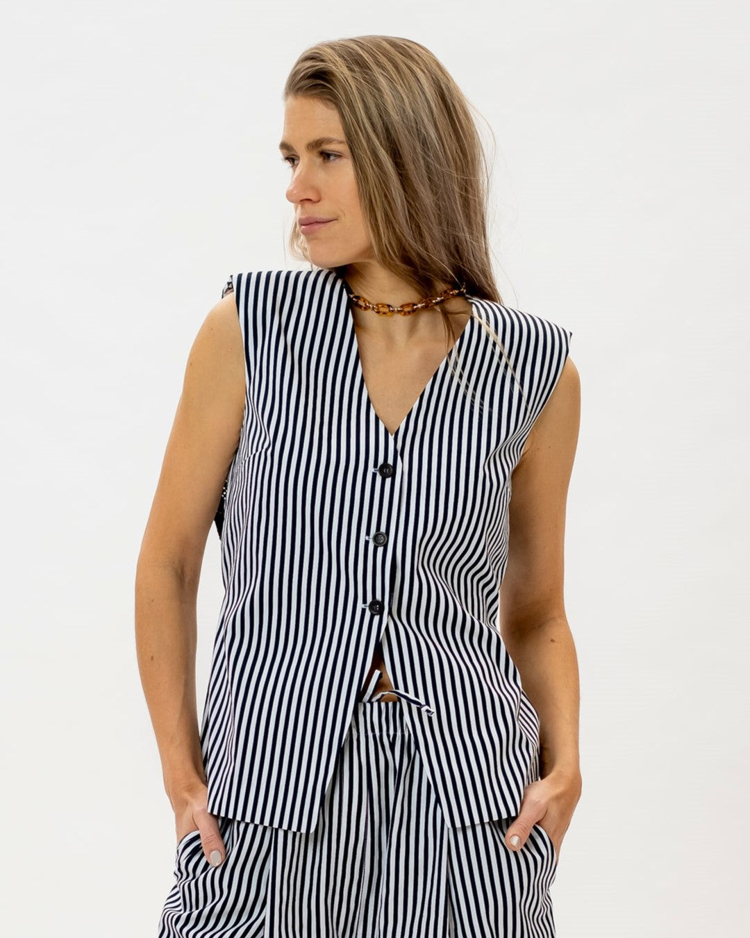 Vest Lene Poplin