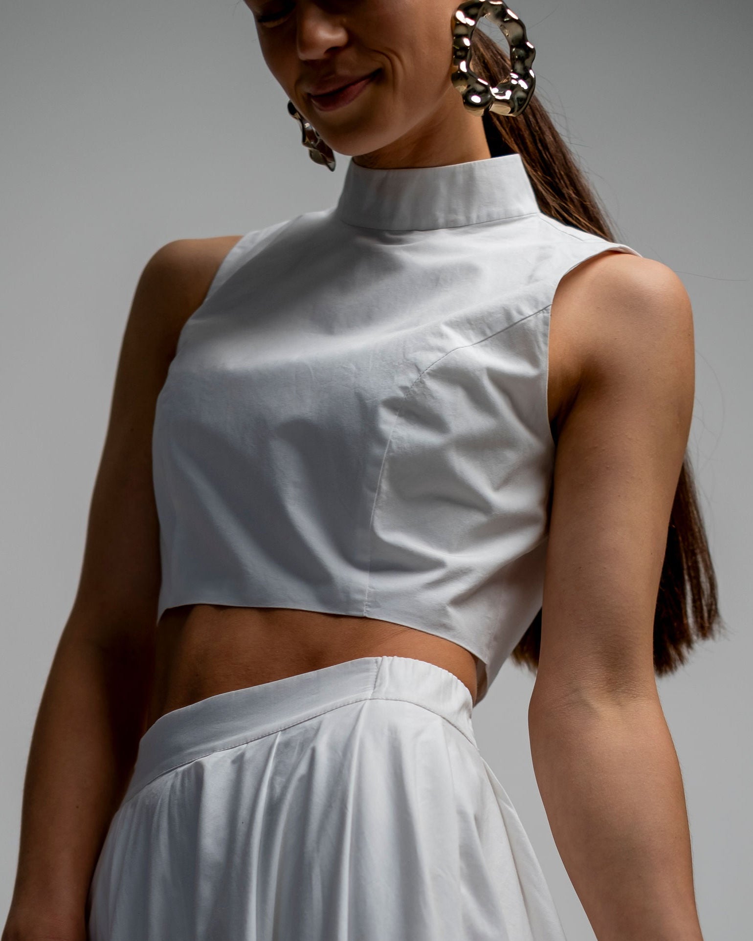 Tilda High Neck Top