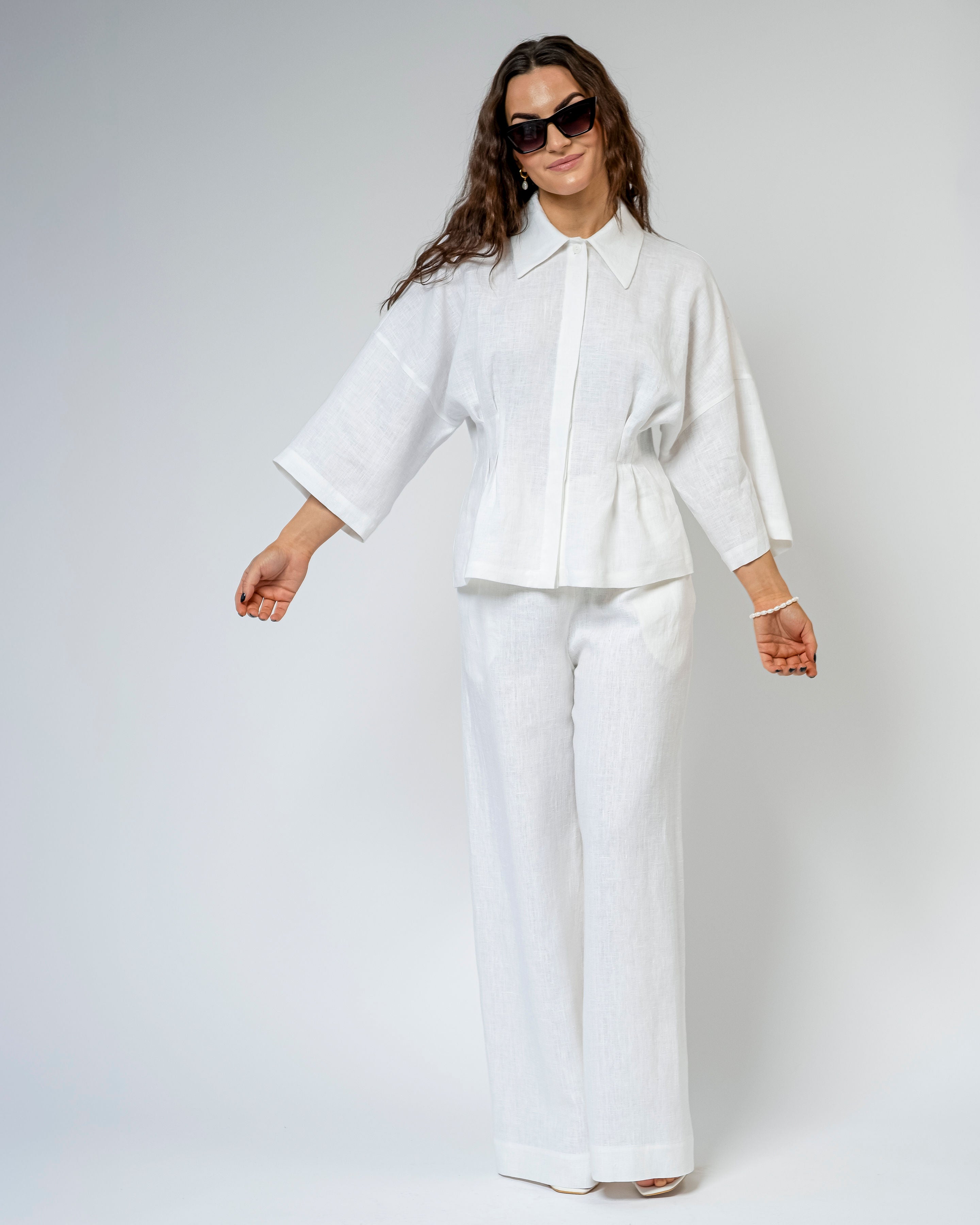 Linen Set - Maili & Andrea (white)