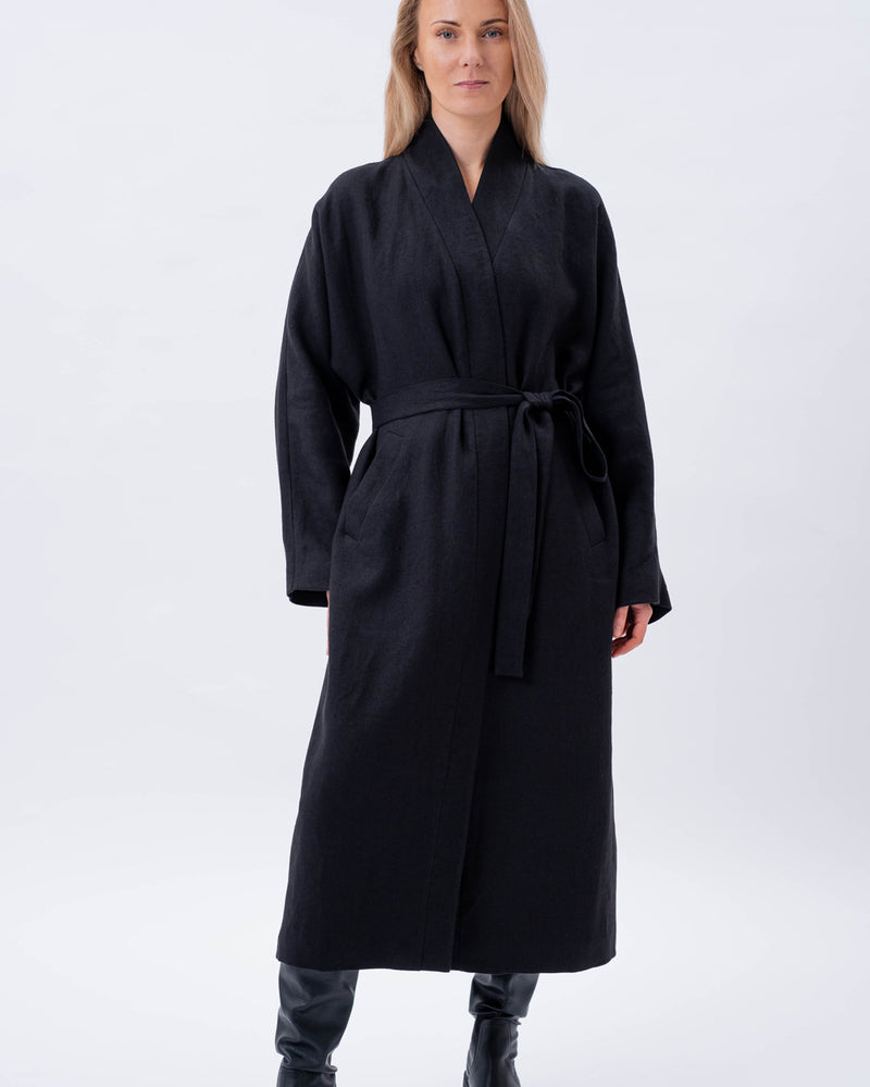 Linen Wool Coat