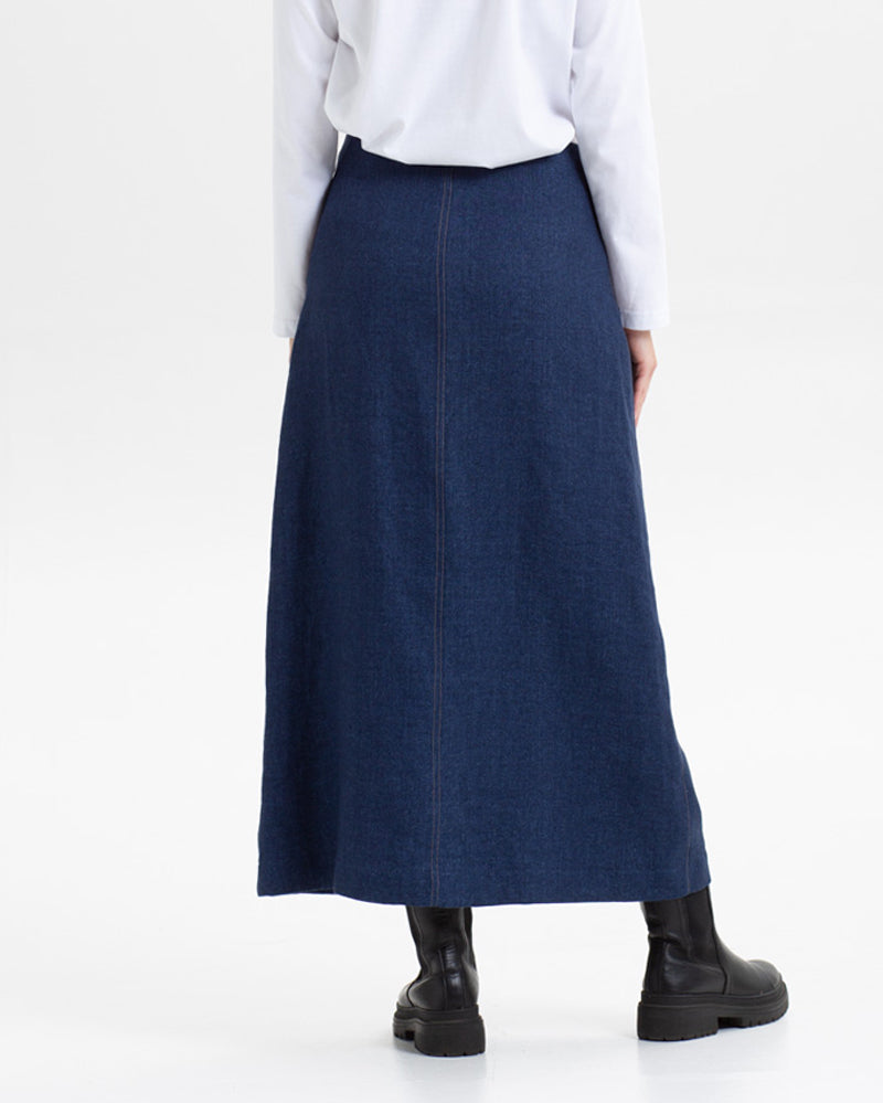 Linen Wool Skirt Gianna