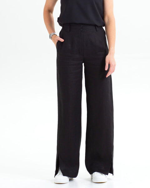 ARGUE■BREEZE LINEN MELLOW PANTS■BLACK パンツ ARGUE / BREEZE LINEN MELLOW PANTS /BLACK ARGUE